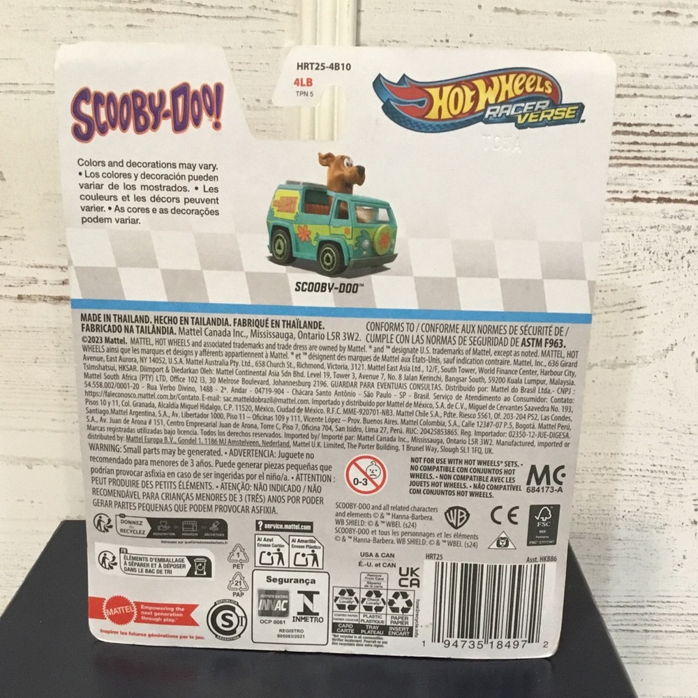 Hot Wheels Racer Verse 2024 Scooby-Doo The Mystery Machine Factory Sealed Mattel - Picture 5 of 6